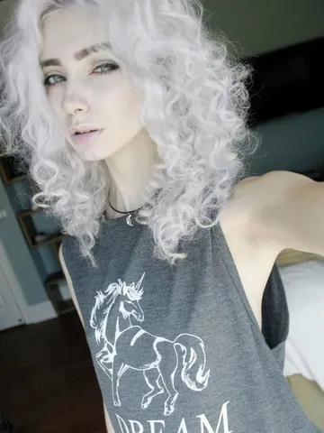 white curls curly hair styles hair styles silver hair dye