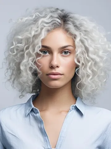 curly white hair images free download on freepik
