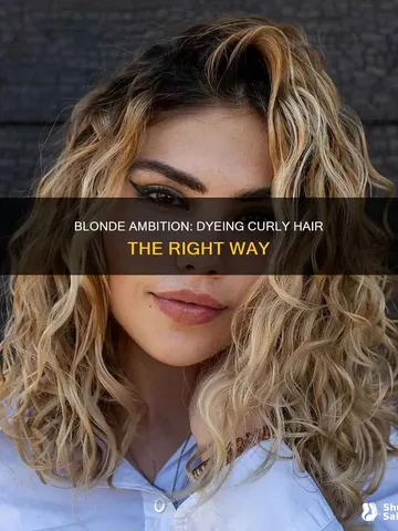 blonde ambition dyeing curly hair the right way shunsalon