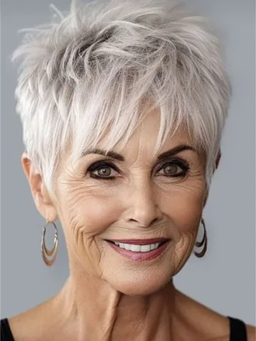 pin by joan feifar on beauty short white hair short silver h