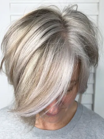 150 best lowlights for white hair ideas in 2025 short hair s