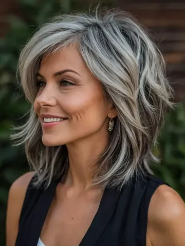 34 chic shag haircuts to elevate style for women over 50 hai