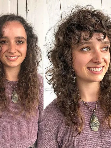 26 coolest wolf cuts for curly hair girls with style